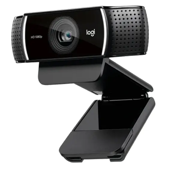 ვებკამერა LOGITECH C922 Pro Stream Webcam - Tripod - BLACK - USB - Primestore.ge