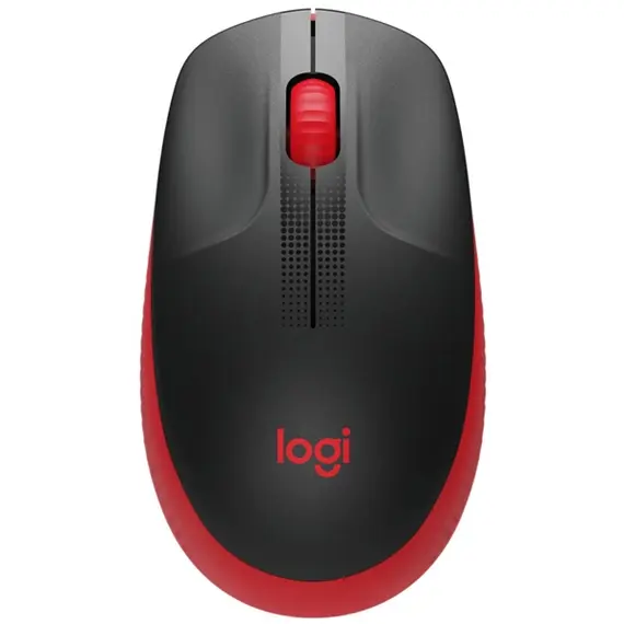 მაუსი LOGITECH M190 Full-size wireless mouse - RED - 2.4GHZ - EMEA - M190  - Primestore.ge