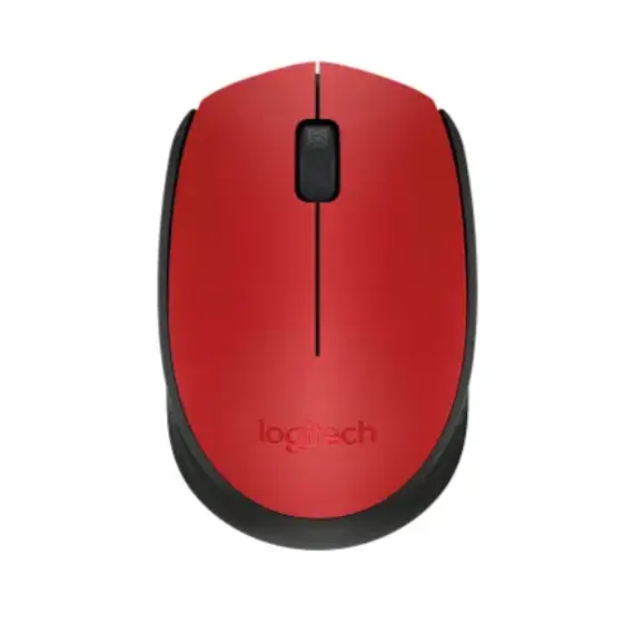 მაუსი LOGITECH M171 Wireless Mouse - RED  - Primestore.ge