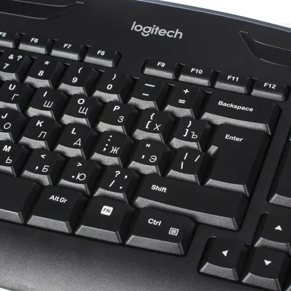 კლავიატურა და მაუსი LOGITECH MK330 Wireless Combo - BLACK - RUS , 3 image - Primestore.ge
