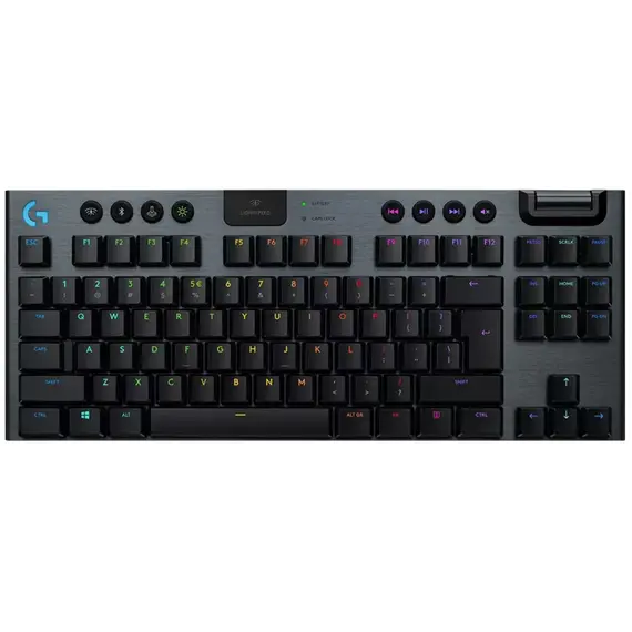 კლავიატურა LOGITECH G915 X LIGHTSPEED Wireless Gaming Keyboard - BLACK - US INT'L - 2.4GHZ/BT - N/A - EMEA28i-935 - TACTILE  - Primestore.ge