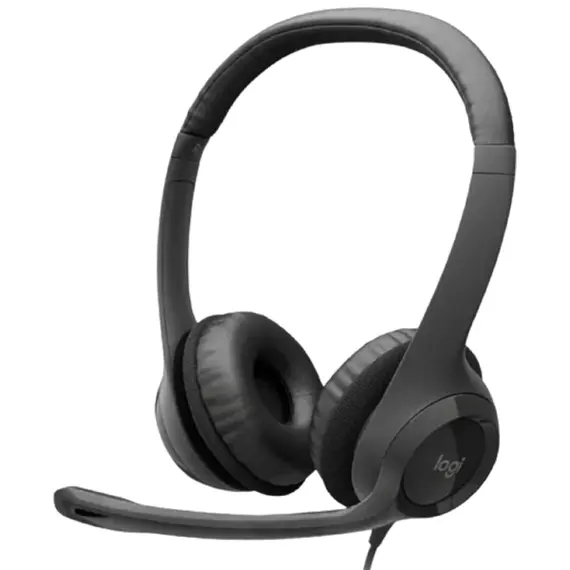 ყურსასმენი LOGITECH H390 Corded Headset - BLACK - USB  - Primestore.ge