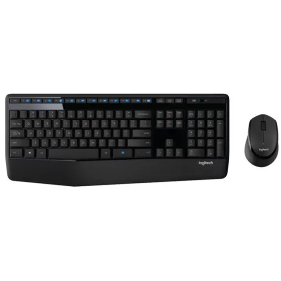კლავიატურა და მაუსი LOGITECH MK345 Wireless Combo - BLACK - RUS  - Primestore.ge