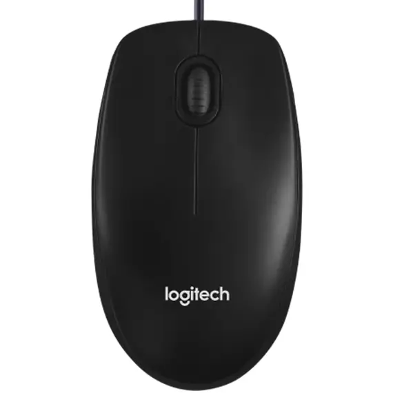 მაუსი LOGITECH Mouse M100 - BLACK - USB - EMEA-914 - AKOYA HANGTAB BOX M100  - Primestore.ge