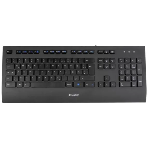 კლავიატურა LOGITECH K280e Corded Keyboard - BLACK - USB - RUS - B2B  - Primestore.ge