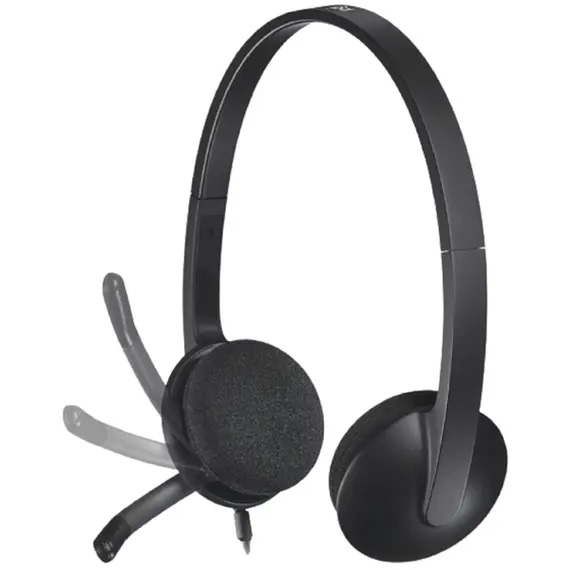 ყურსასმენი LOGITECH H340 Corded Headset - BLACK - USB , 3 image - Primestore.ge