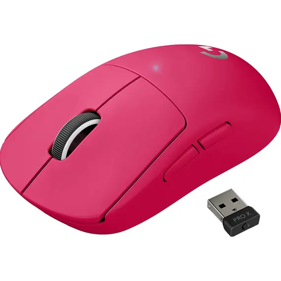 მაუსი LOGITECH PRO X SUPERLIGHT Wireless Gaming Mouse - MAGENTA - 2.4GHZ - EER2 - #933  - Primestore.ge
