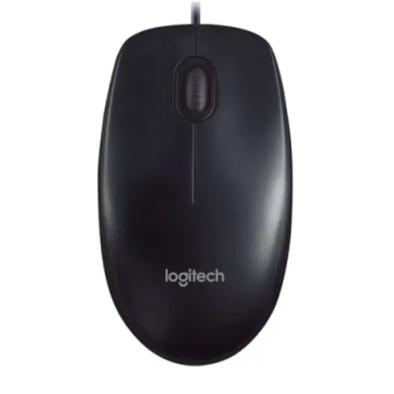 მაუსი LOGITECH M90 Corded Mouse - GREY - USB - EWR2  - Primestore.ge