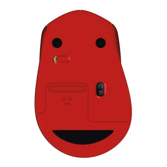 მაუსი LOGITECH M330 Wireless Mouse - SILENT PLUS - RED , 3 image - Primestore.ge