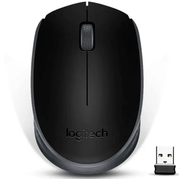მაუსი LOGITECH M171 Wireless Mouse - BLACK  - Primestore.ge