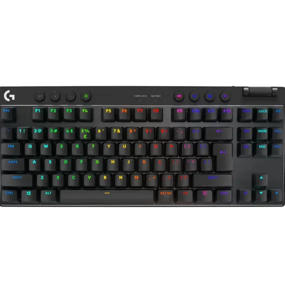 კლავიატურა LOGITECH G PRO X TKL LIGHTSPEED Gaming Keyboard - BLACK - US INT'L - 2.4GHZ/BT - EMEA28-935 - TACTILE  - Primestore.ge