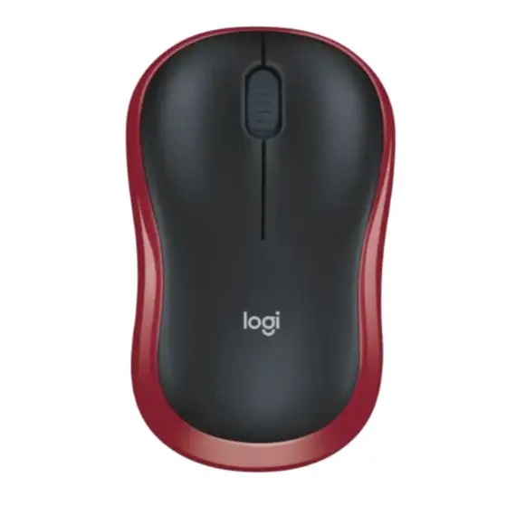 მაუსი LOGITECH M185 Wireless Mouse - RED - EER2  - Primestore.ge