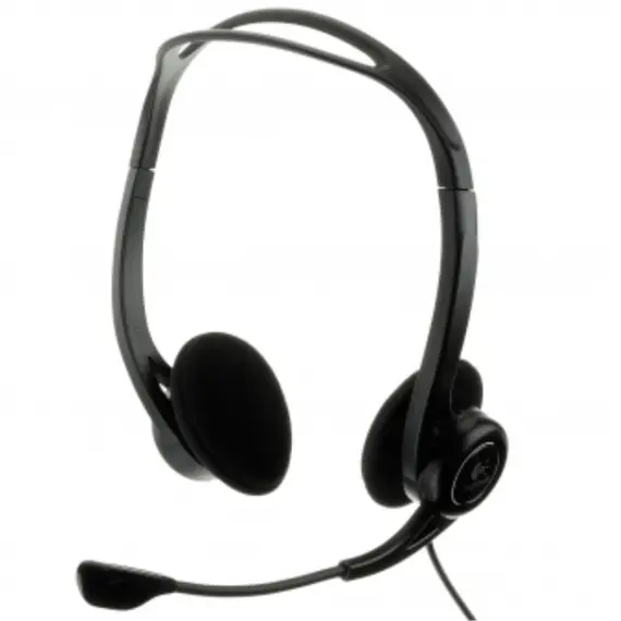 ყურსასმენი LOGITECH PC960 Corded Stereo Headset BLACK - USB  - Primestore.ge