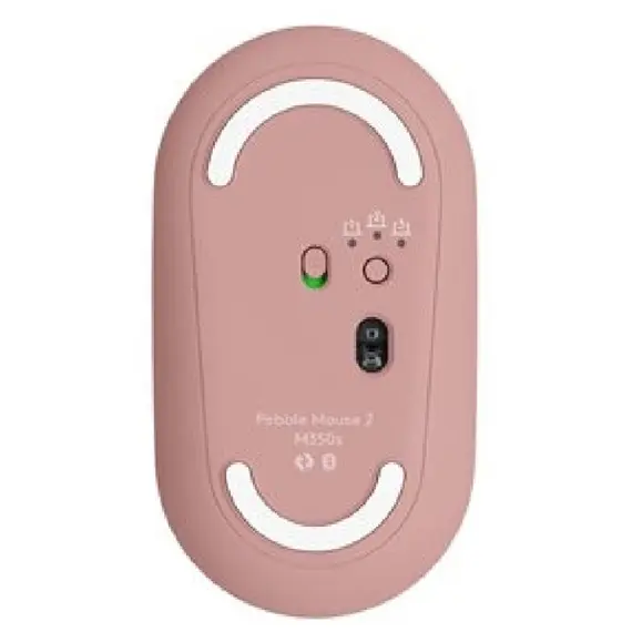 მაუსი LOGITECH Pebble Mouse 2 M350s - TONAL ROSE - BT - EMEA-808 - DONGLELESS , 2 image - Primestore.ge