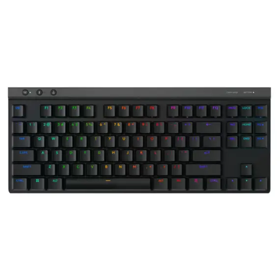 კლავიატურა LOGITECH G515 LIGHTSPEED TKL Gaming Keyboard - BLACK - US INT'L - 2.4GHZ/BT - EMEA28i-935 - TACTILE  - Primestore.ge