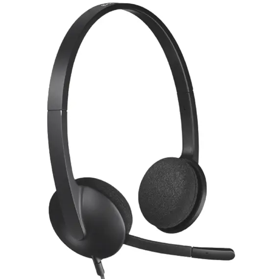 ყურსასმენი LOGITECH H340 Corded Headset - BLACK - USB  - Primestore.ge