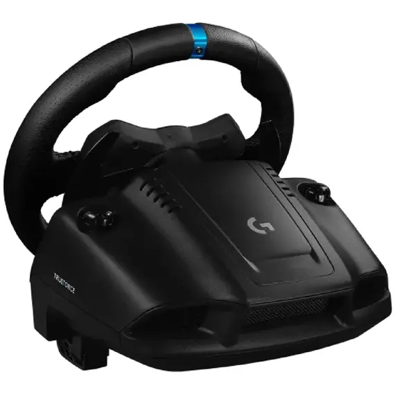 კომპიუტერული საჭე და პედლები LOGITECH G923 Racing Wheel and Pedals - PC/XB - BLACK - USB , 2 image - Primestore.ge