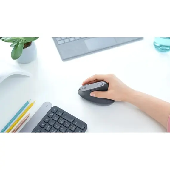 მაუსი LOGITECH MX Vertical Bluetooth Mouse - GRAPHITE , 5 image - Primestore.ge