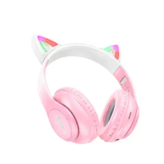 ყურსასმენი Hoco W42 Cat ears BT headphones cherry blossom  - Primestore.ge