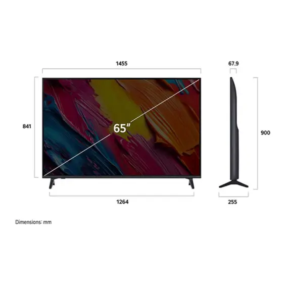 ტელევიზორი LG 65QNED70A6A.AMCN - Primestore.ge