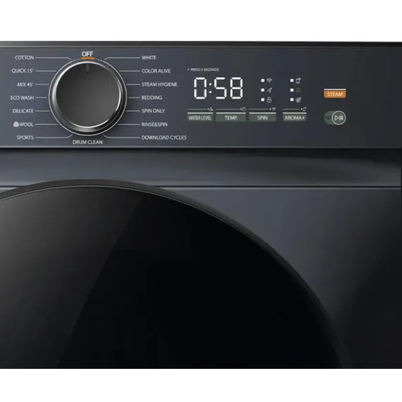 სარეცხი მანქანა Toshiba TW-T21BU90UWUZ(MG) 8 KG 1400 RPM 85x59.5x47 Inverter Rotary Knob LED Display Gray , 4 image - Primestore.ge