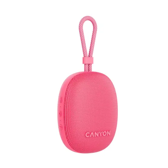 დინამიკი CANYON speaker OnMove 12 IPX7 TWS 5W Pink (CNE-CBTSP12PK) , 2 image - Primestore.ge