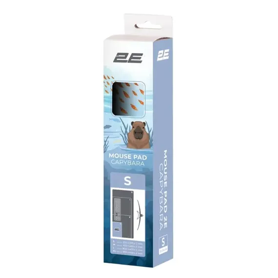 მაუსპადი 2E 2E-PAD-S-CAPY-BLUE , 2 image - Primestore.ge