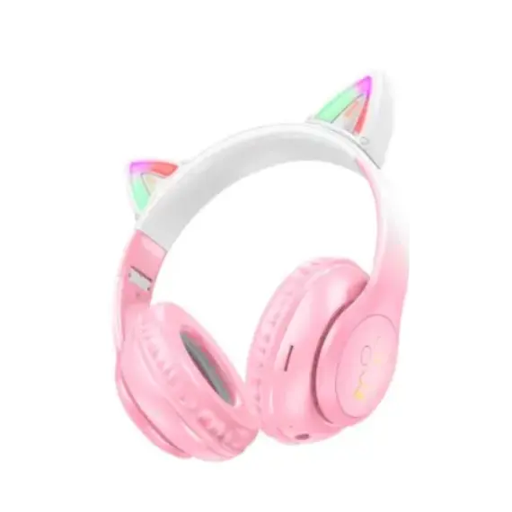 ყურსასმენი Hoco W42 Cat ears BT headphones cherry blossom , 2 image - Primestore.ge