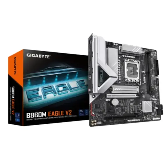 დედა დაფა Gigabyte B860M EAGLE V2 1.0 2DDR5 LGA1851 - 9MB86ME2-00-G10 - Primestore.ge