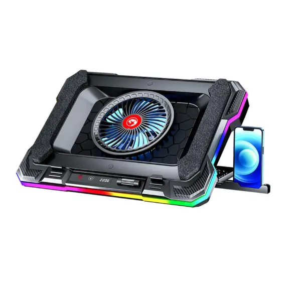 ნოუთბუქის ქულერი MARVO FN-43 Laptop Cooling Stand , 3 image - Primestore.ge