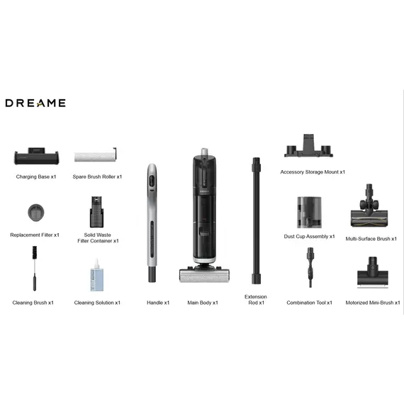 მტვერსასრუტი Dreame H14 Dual Wet and Dry Vacuum (HHV25A) , 7 image - Primestore.ge