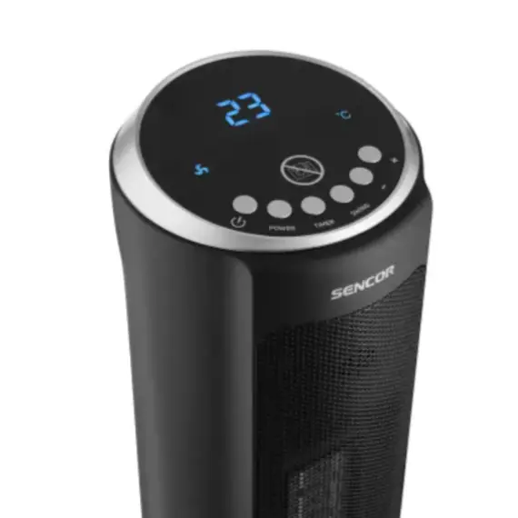 ელექტრო გამათბობელი Sencor SFH 8990BK PTC Tower Fan Heater , 3 image - Primestore.ge