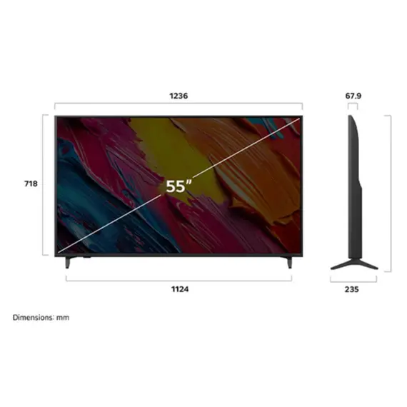 ტელევიზორი LG 55QNED70A6A.AMCN - Primestore.ge