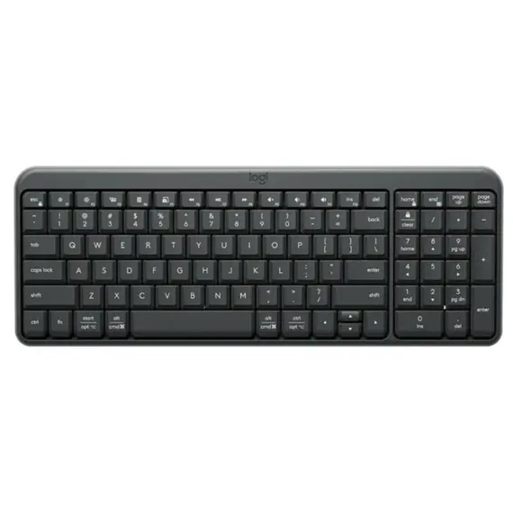 კლავიატურა LOGITECH K250 Compact Bluetooth Wireless Keyboard - GRAPHITE - RUS - 2.4GHZ/BT - INTNL-973  - Primestore.ge