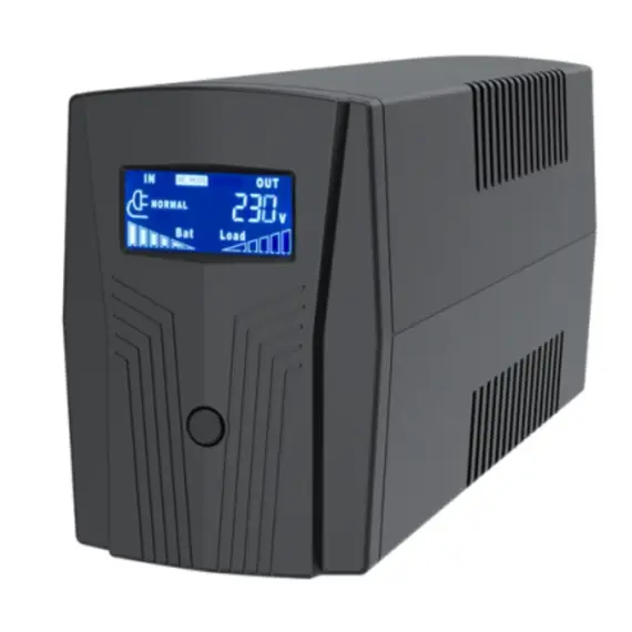 უწყვეტი კვების წყარო EAST EA280 800VA/480W Line Interactive UPS with 2 schuko LCD  - Primestore.ge