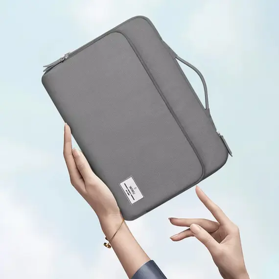 ნოუთბუქის ჩანთა WiWU 14'' Ora Laptop Sleeve Grey , 6 image - Primestore.ge