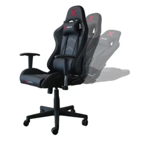 სათამაშო სავარძელი Vertex Ilidan Gaming Chair RGB Black PU , 3 image - Primestore.ge
