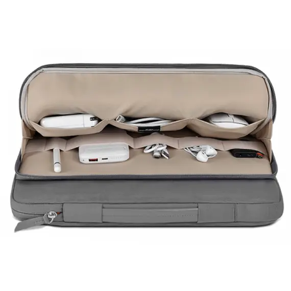 ნოუთბუქის ჩანთა WiWU 14'' Ora Laptop Sleeve Grey , 3 image - Primestore.ge