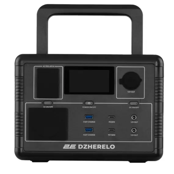 პორტატული ელექტრო სადგური  2E Portable Power Station Dzherelo, 600 W, 560 Wh, Fast Charging , 2 image - Primestore.ge