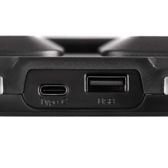 ნოუთბუქის გამაგრილებელი 2E GAMING Laptop stand CPG-011, up to 17.3", 1xUSB-A, 1xUSB-C, LCD, RGB, black - Primestore.ge