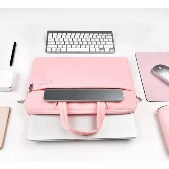 ნოუთბუქის ჩანთა WiWU 13" Campus Slim Case Pink , 2 image - Primestore.ge