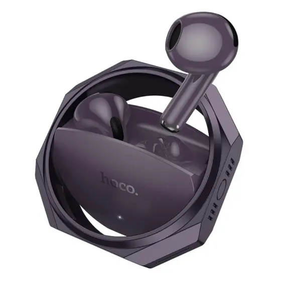 ყურსასმენი Hoco EW70 Glory true wireless BT headset black purple - Primestore.ge