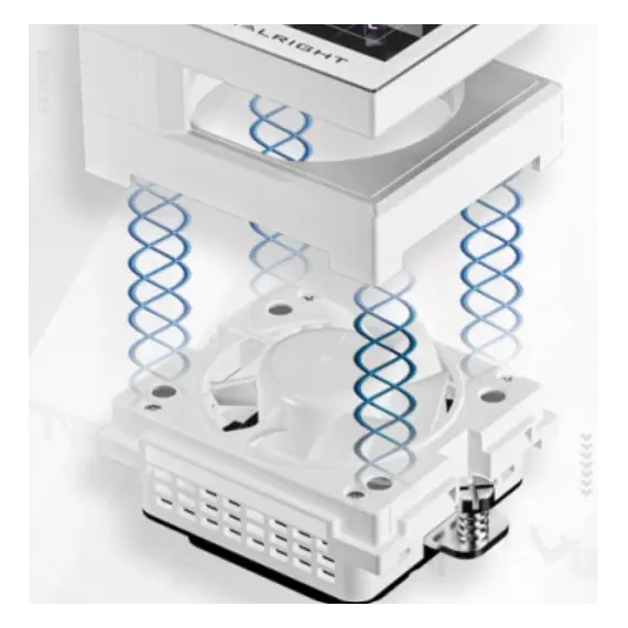 ქულერი THERMALRIGHT Stream Vision 360 WHITE CPU Universal Cooler - Primestore.ge