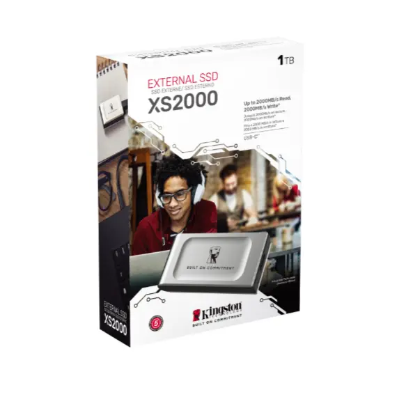 გარე მყარი დისკი Kingston XS2000 External Solid State Drive (SSD) 1TB - Primestore.ge