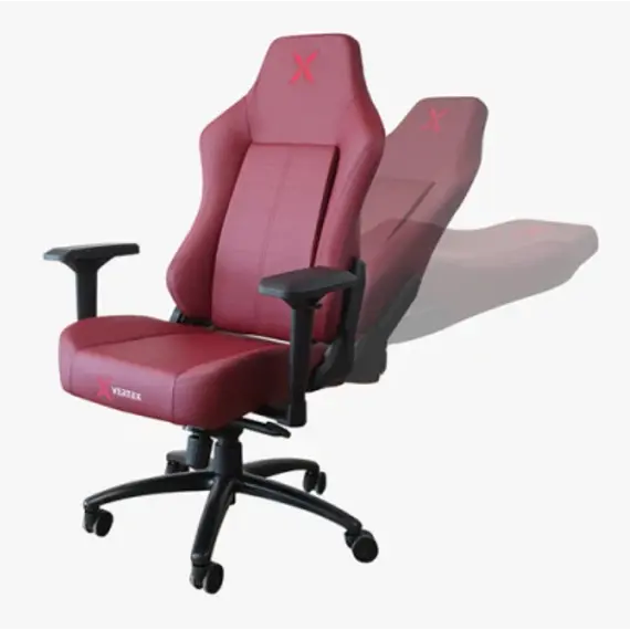 სათამაშო სავარძელი Vertex Imperion Gaming Chair Bordeaux Leather - Primestore.ge
