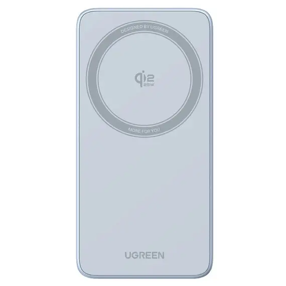 უსადენო დამტენი UGREEN W757 (65901), MagFlow 25W, 3-in-1 Magnetic Wireless Charger, Blue - Primestore.ge