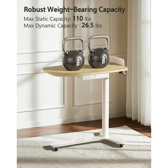 სათამაშო მაგიდა Kingsmith Pneumatic height adjustable table ETD2 oak - Primestore.ge
