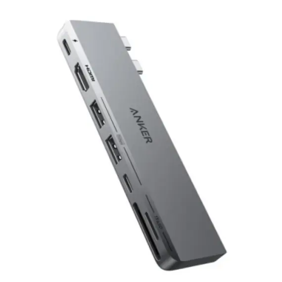 USB ჰაბი Anker 547 USB-C Hub (7-in-2, for MacBook) B2C - UN Gray Iteration 1 - Primestore.ge