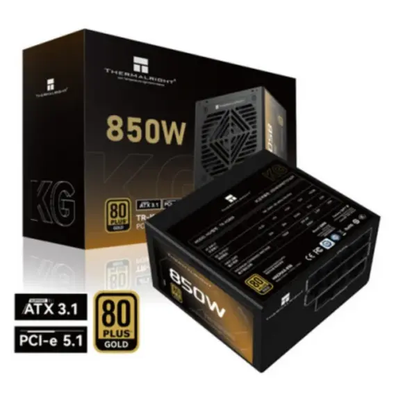 კვების ბლოკი THERMALRIGHT TR-KG850 850W 80 PLUS GOLD ATX 3.1 Full-Modular - Primestore.ge