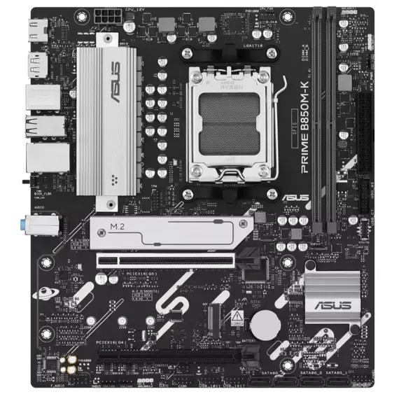 დედა დაფა ASUS Motherboard PRIME B850M-K sAM5 B850 4xDDR5 M.2 HDMI DP mATX - Primestore.ge